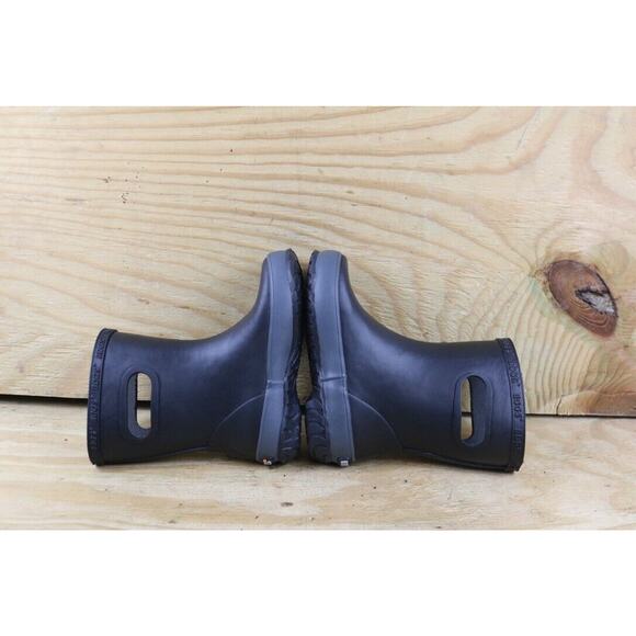 Bogs Rain Boots 8 Skipper Solid Black Baby Toddler 24 Slip On New - Picture 4 of 7